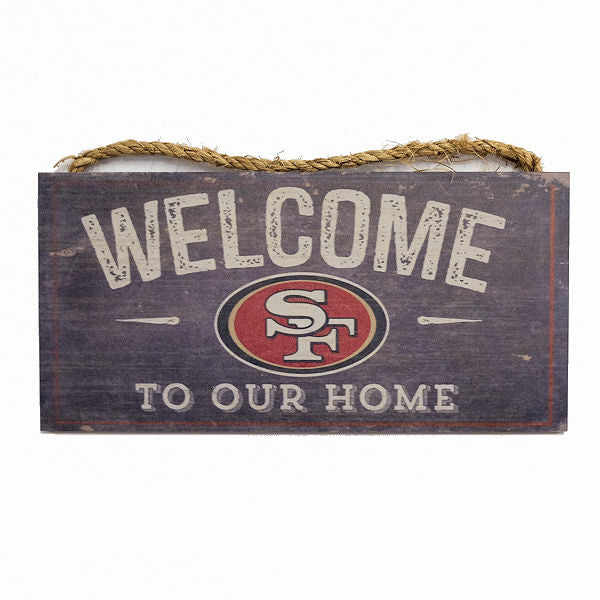 San Francisco 49ers 6 x 12 to Santa Sign