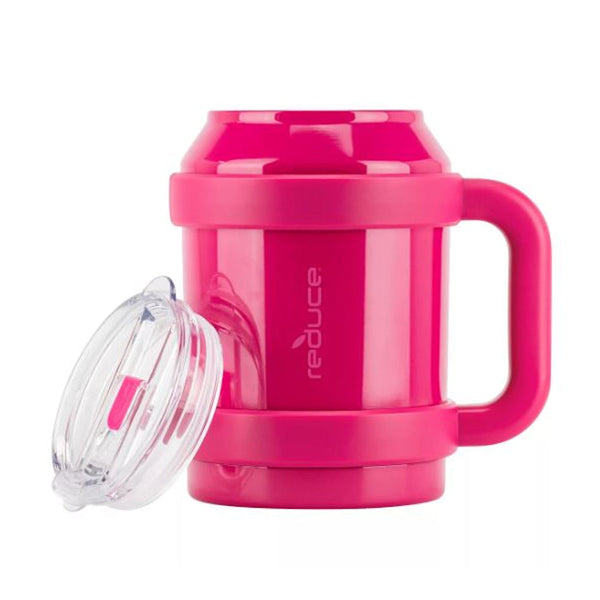 Pink 16 oz True Pint cup for hot or cold beverages. — Camp Odakoda