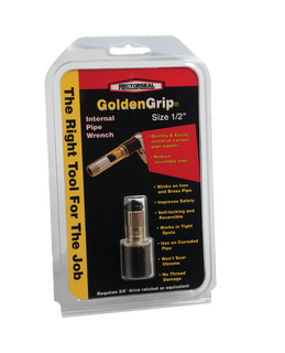 Rectorseal GoldenGrip 1/2 in. Golden Grip Reversible Internal Pipe Wrench -