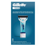 Gillette TREO 8-Count Disposable Razors with Shave Gel -