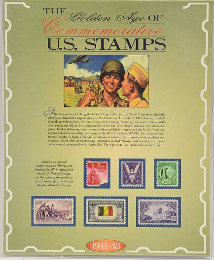 American Coin Treasure 1941-43 The Golden Age of Commemorative U.S. Stamps -