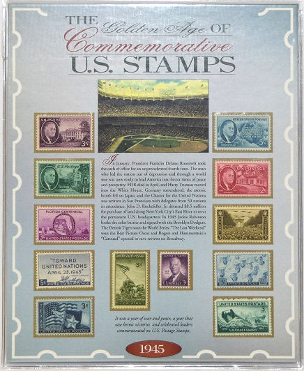 American Coin Treasure 1945 The Golden Age of Commemorative U.S. Stamps -