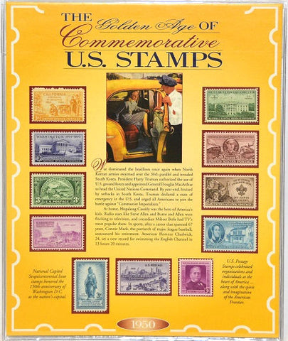 American Coin Treasure 1950 The Golden Age of Commemorative U.S. Stamps -