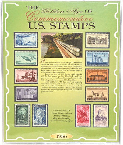 American Coin Treasure 1956 The Golden Age of Commemorative U.S. Stamps -