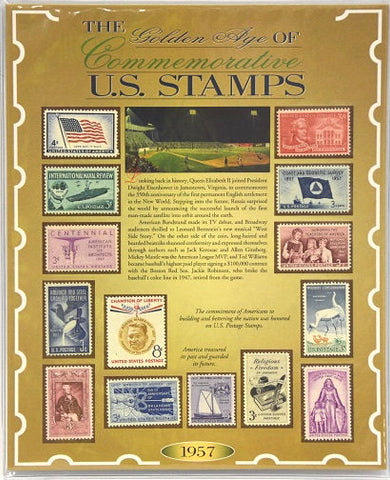 American Coin Treasure 1957 The Golden Age of Commemorative U.S. Stamps -