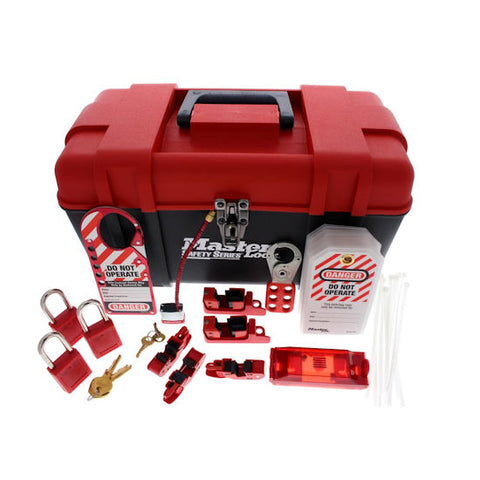 Ideal Master Lock Job Site Lockout/Tagout Kit -