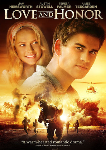 Love and Honor DVD Liam Hemsworth -