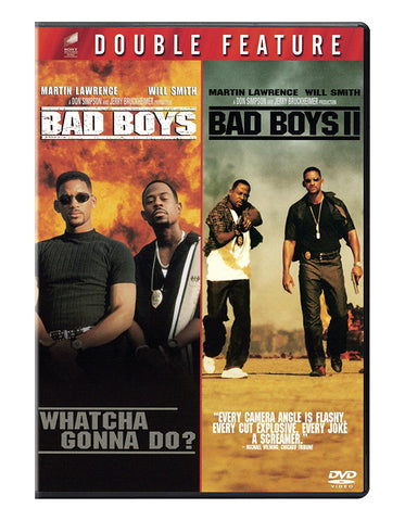 Bad Boys Double Feature - 1 & 2 DVD Set -