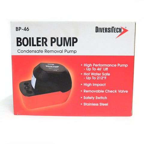 Diversitech BP-46 Heavy Duty Boiler Pump for Hot Water Applications -