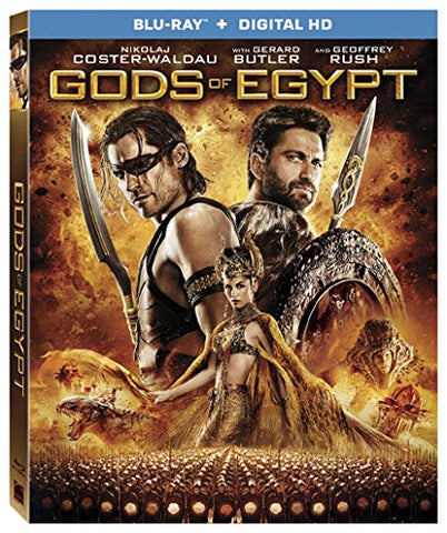 Gods of Egypt Blu-ray Nikolaj Coster-Waldau, Brenton Thwaites -