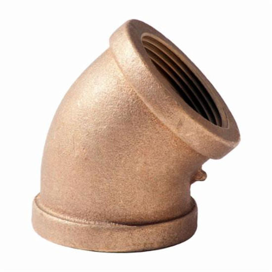 ProFlo IBRLF4B 1/4" 45 Degree Pipe Brass Elbow, Case of 30 -