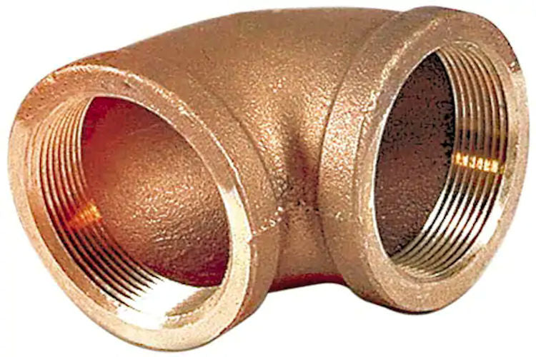 ProFlo IBRLF9A 1/8" 90 Degree Bronze Pipe Elbow, Case of 50 -