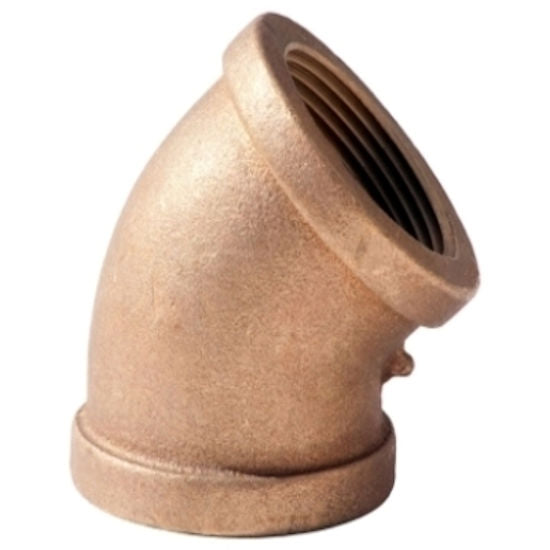 Merit Brass 1-1/4 in. Female x Female Brass 45-Degree Elbow, Case of 10 -