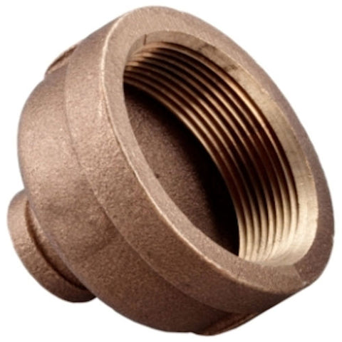 Merit Brass XNL112-2408 1-1/2" x 1/2" Reducing Coupling, 10 Pack -